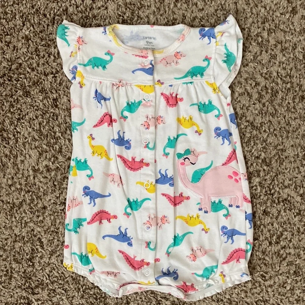 NWOT & Excellent Condition Baby Girl’s Floral Animal Warm Weather Bundle